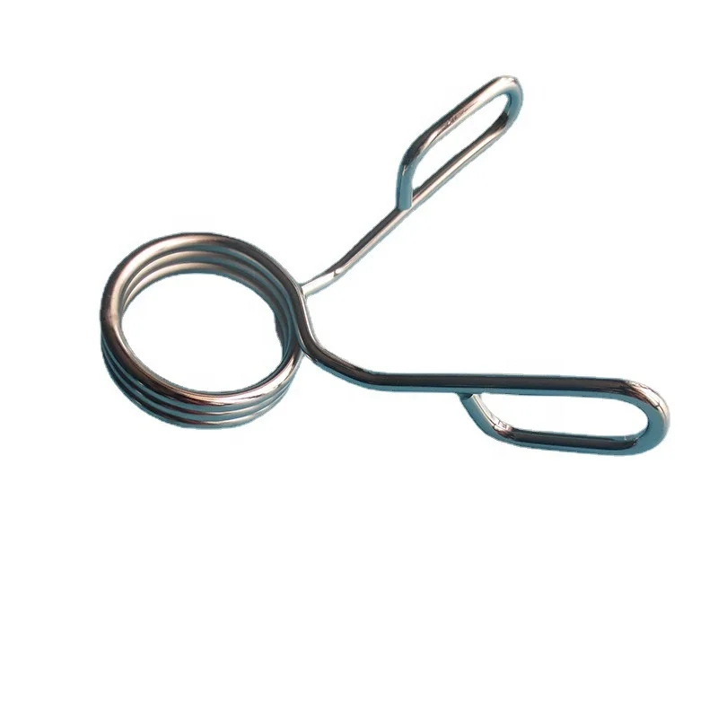 Gym Fitness Equipment Barbell Threaded Collar Clamps Spring Collars