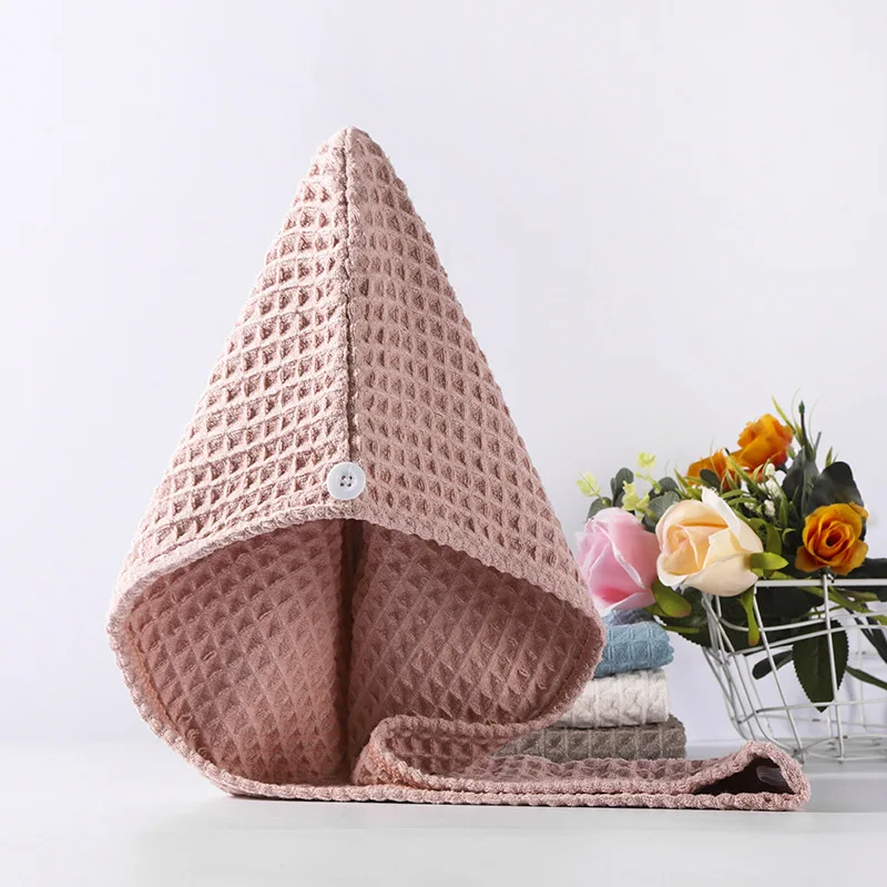 Абсорбент, быстро сохнут, для сушки волос; Головные уборы вафельные оптом на заказ из хлопка без рукавов, уход за кожей лица полотенце для волос