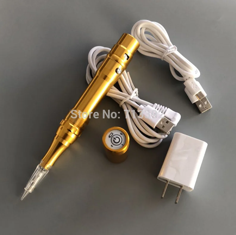 Black Microblading Device Kit Professional Rotary Tattoo Pen Wireless Permanent Makeup Machine For cartridges