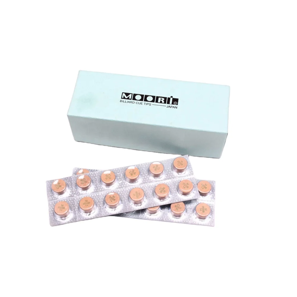 
MOORI cue tips 14mm billiards cue tips made in japan 