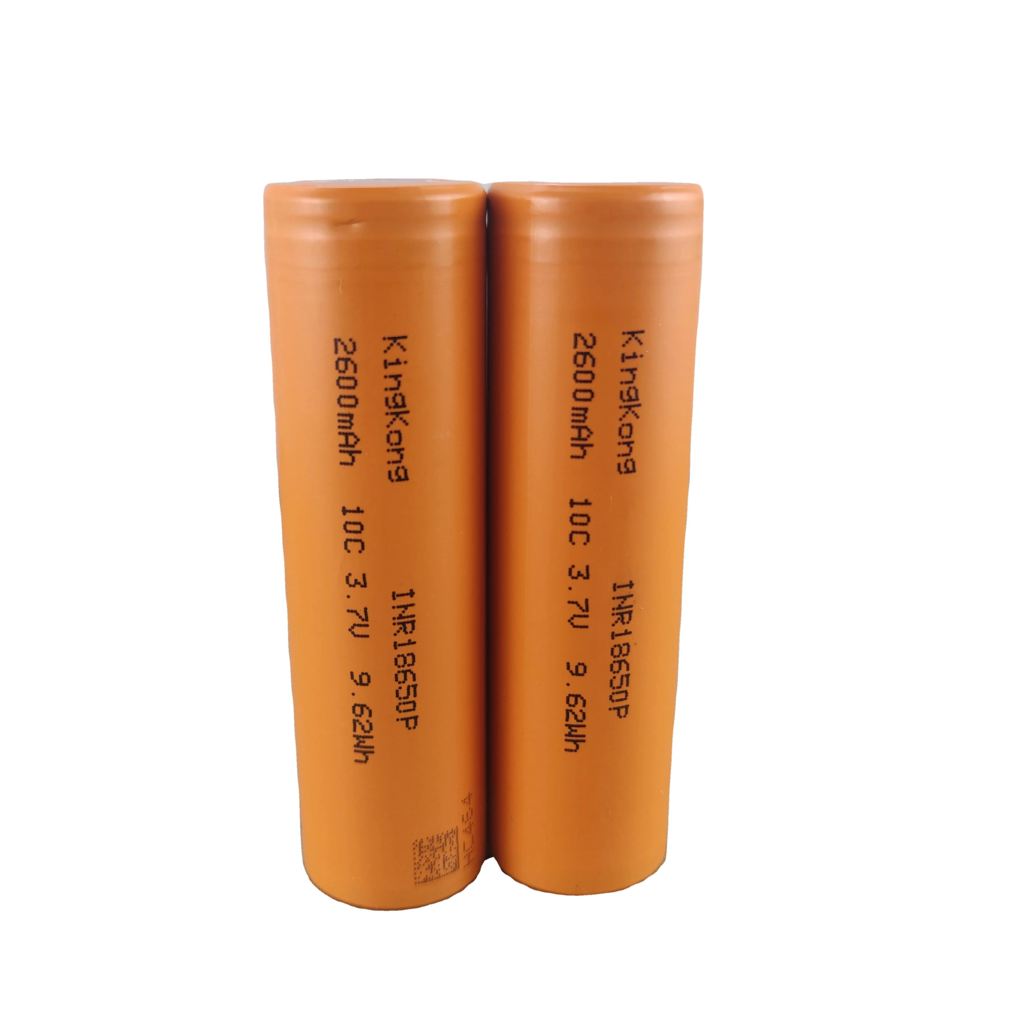 Kingkong INR18650 2600mAh INR 18650 10C 26A 3.7V Cylindrical Lithium Li-ion battery cell