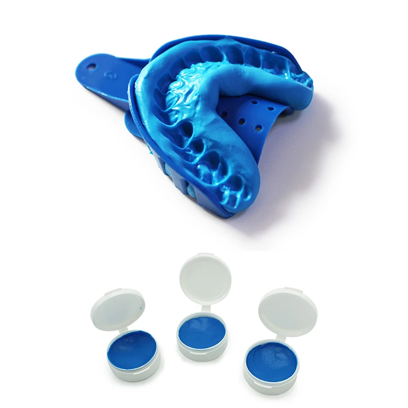 Dental Teeth Impression Kit With Putty Customized Silicone Materials Trays Mold Mouth Guard Tooth Whitening Tools