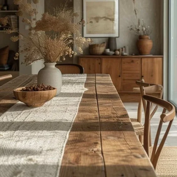 MOREDESIGN Modern Factory Price Kitchen Furniture Live Edge Slab Solid Walnut Wood Wooden Restaurant Dining Table