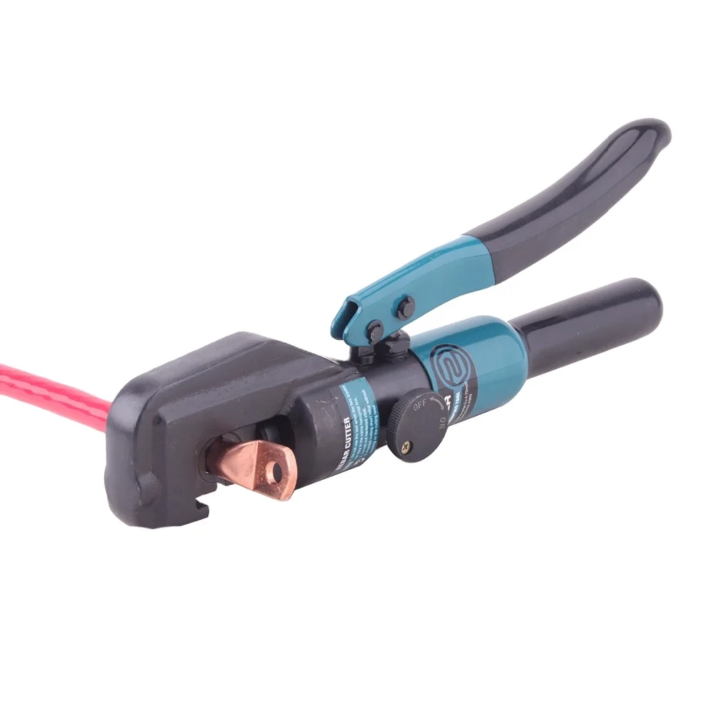 Hydraulic Battery 8 Dies 6 Ton Cable Lug Terminal Crimping Wires Butt Connectors Kit Crimper Tool Set