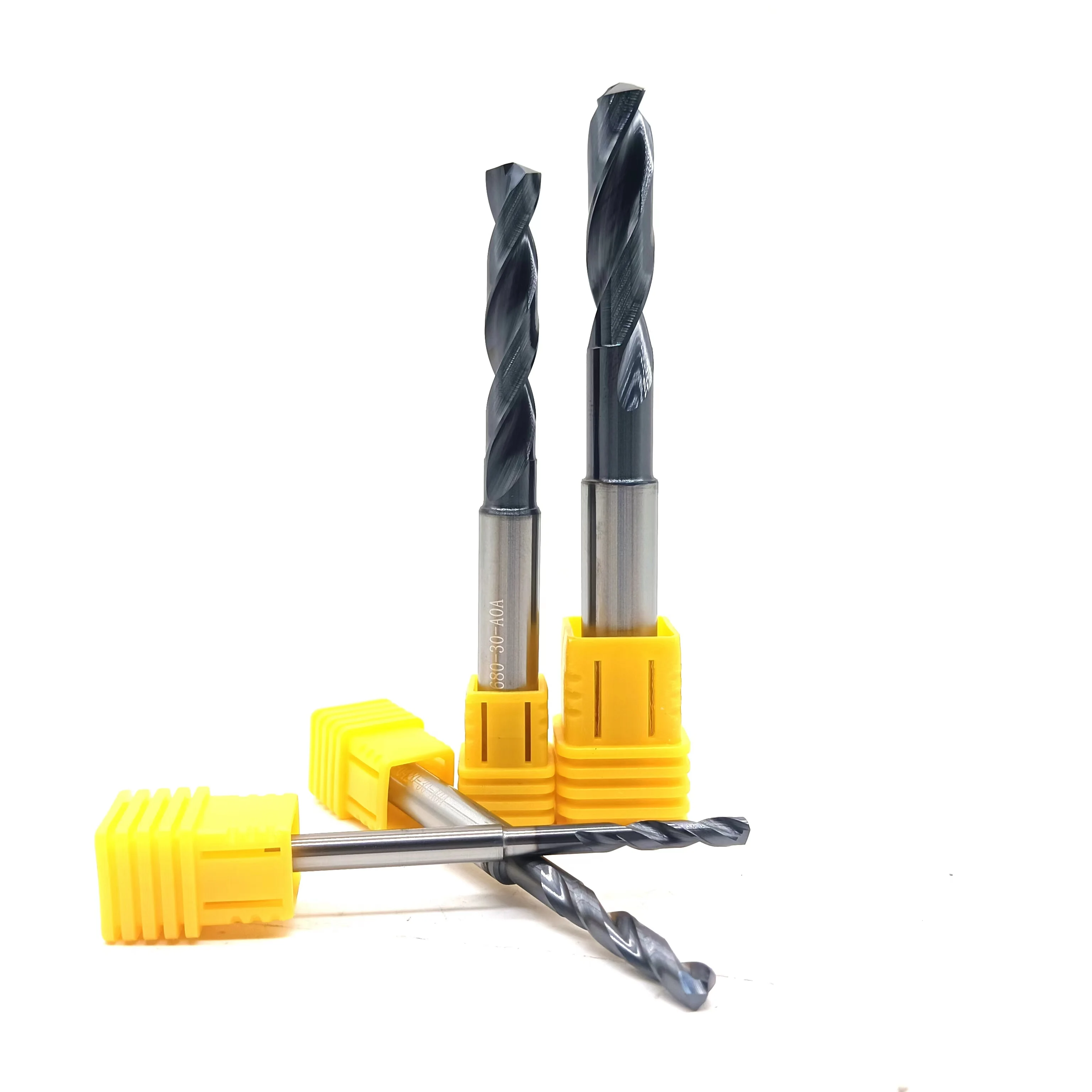 Factory supply thread hole 3*dc standard DIN6537 Tungsten carbide drill for hard steel CNC processing