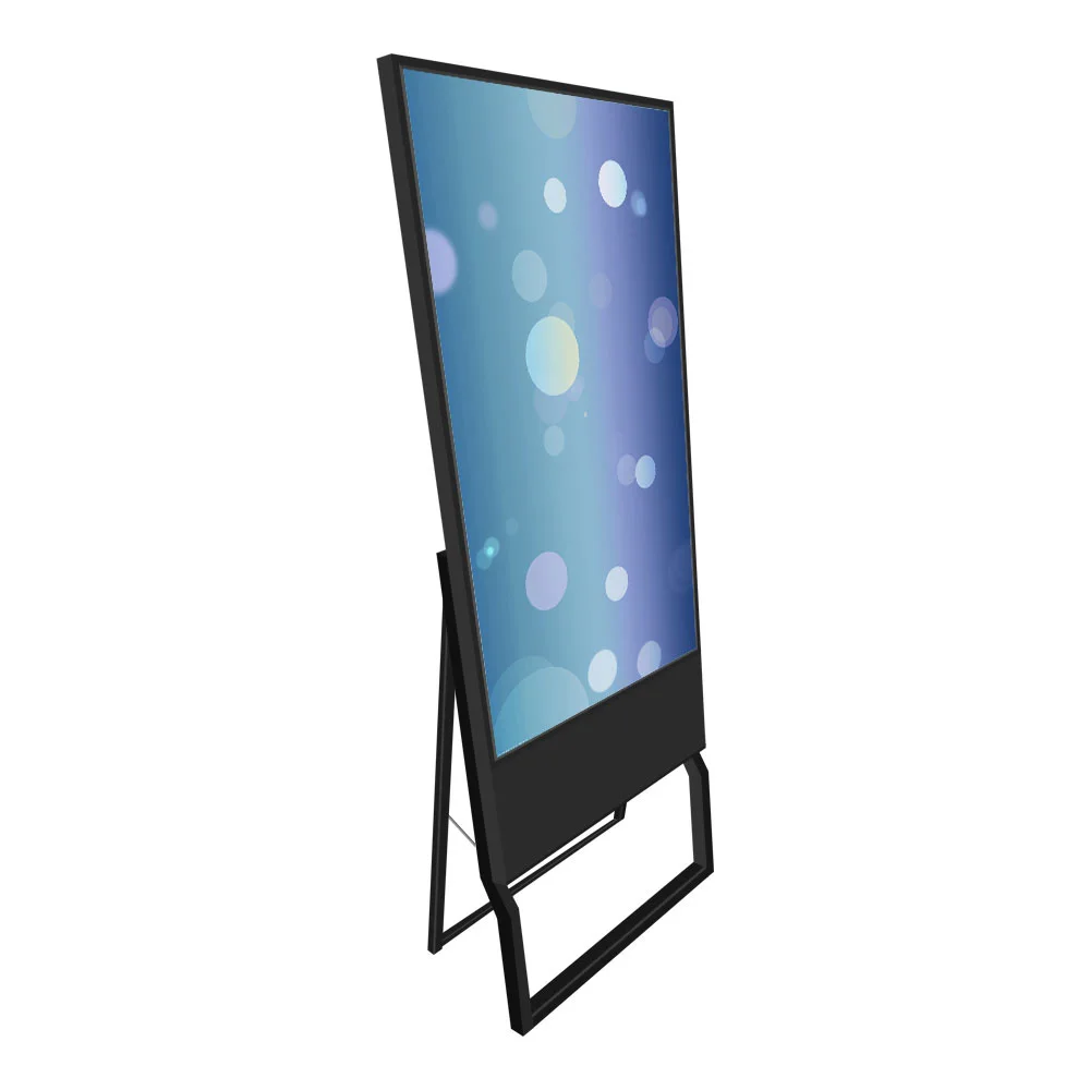 Portable digital poster lcd signage 4K HD android kiosk smart advertising players digital signage and displays