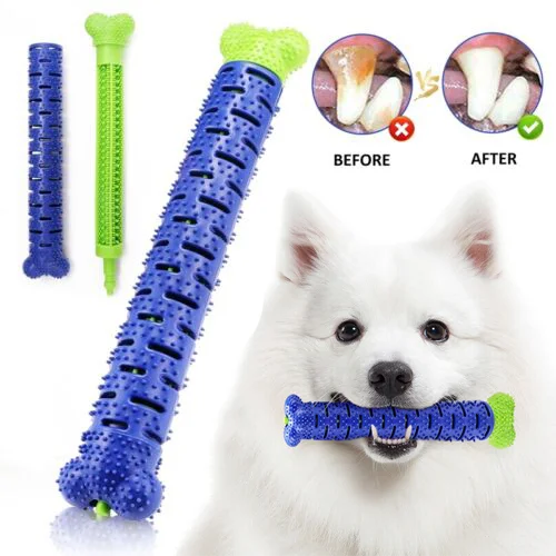Top Seller 2023 Pet Chew Toy Friendly Rubber Dog Toothbrush Dental Teeth Cleaning Durable Dog Pet Chew Toys