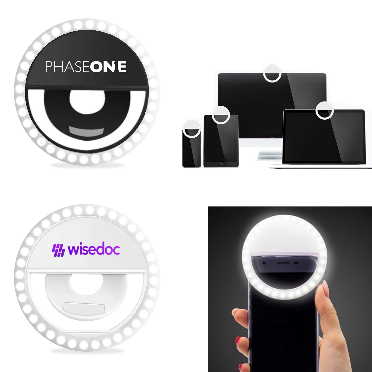 Popular Selfie Ring Light Small Clip On LED Video Conference Lighting Circle Cell Phone Light Ring for Phone