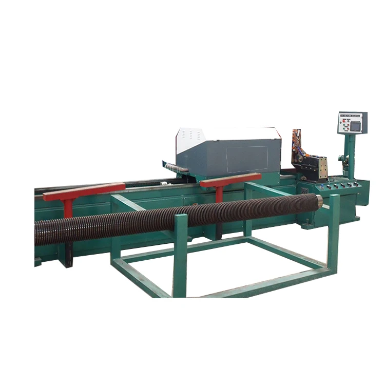Automatic high frequency steel fin tube pipe welding forming machine