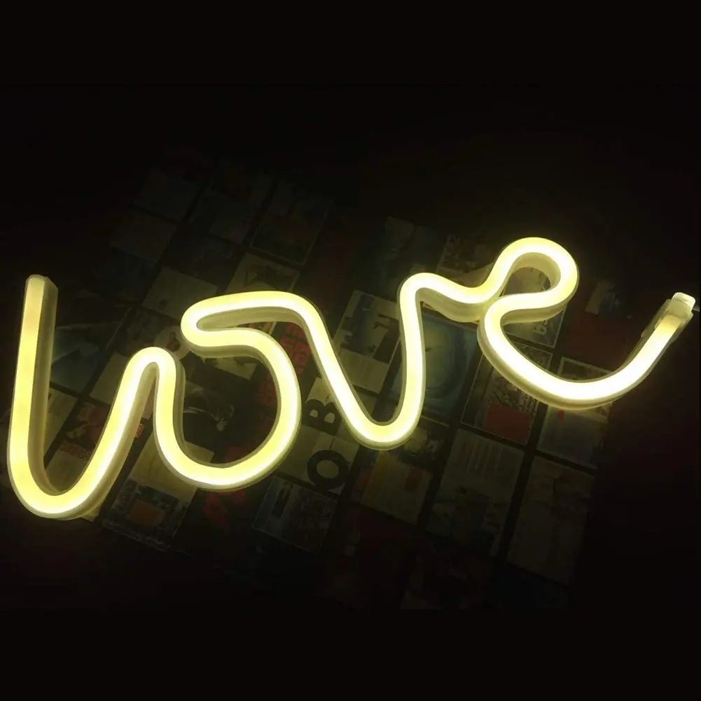 Led neon flex lights for wholesale love neon wall light customized neon lamp for bedroom