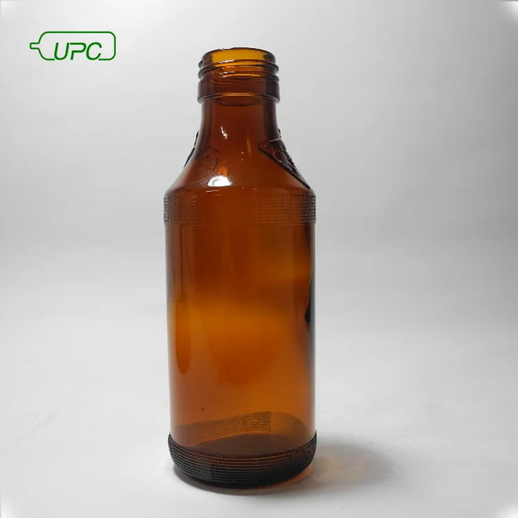 Small 50ml Amber Iodine Glass Medicine Bottle for Pharmaceuticals round High Waist with Screw Cap Hot Stamping Surface