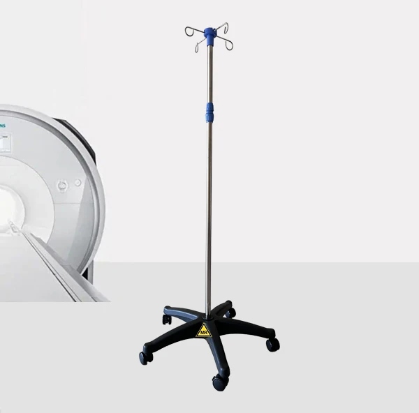 MRI conditional mobile I.V Stand for MR room/ suitable for 1.5T and 3.0T MR system