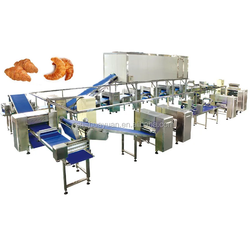 HYSMX-600 2021New Factory Price Industrial Processing Full Automatic Croissant Bread Making Machine /Production Line Price