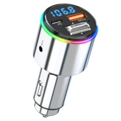BC88 High Quality Wireless Compatible FM Transmitter for Car QC3.0 Type-C PD Fast Charger Wireless calling