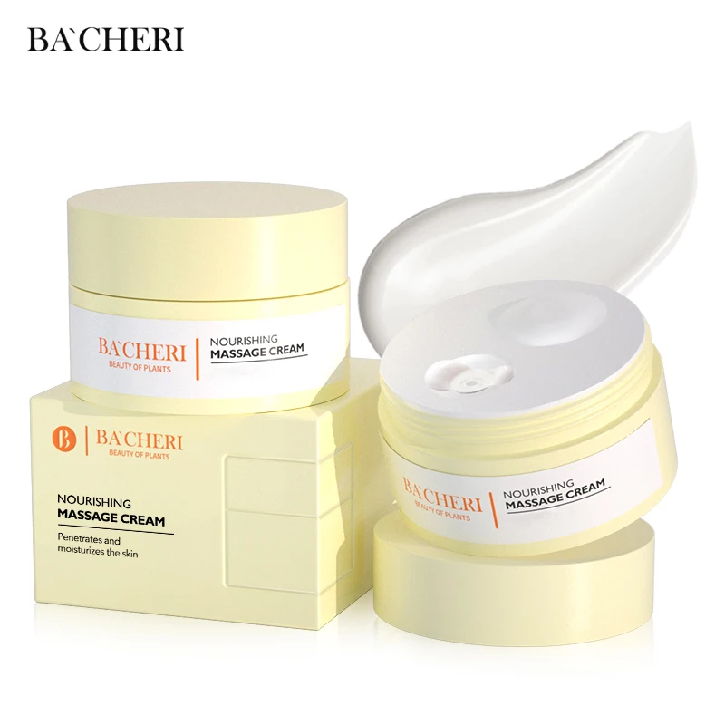 Kangrong private label skin care vegan nourishing repairing grape seed oil rice bran oil collagen massage face cream