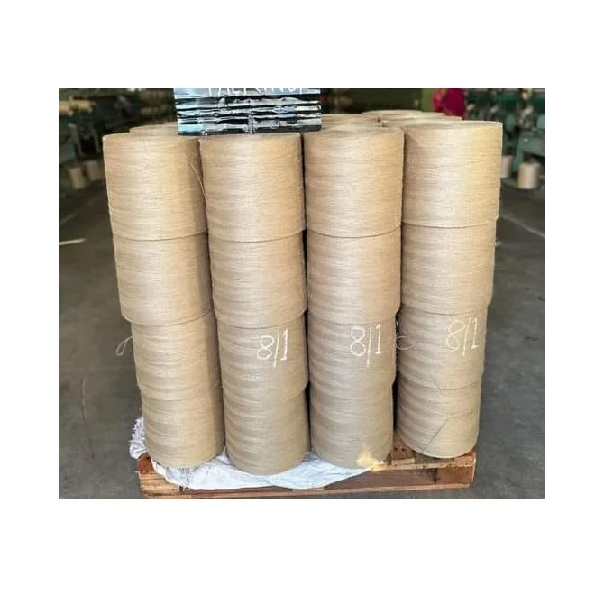 Bangladeshi Factory Manufacture 100%Natural Color Twisted Jute Yarn Jute Customized Packaging Wholesale Price Jute Yarn From BD