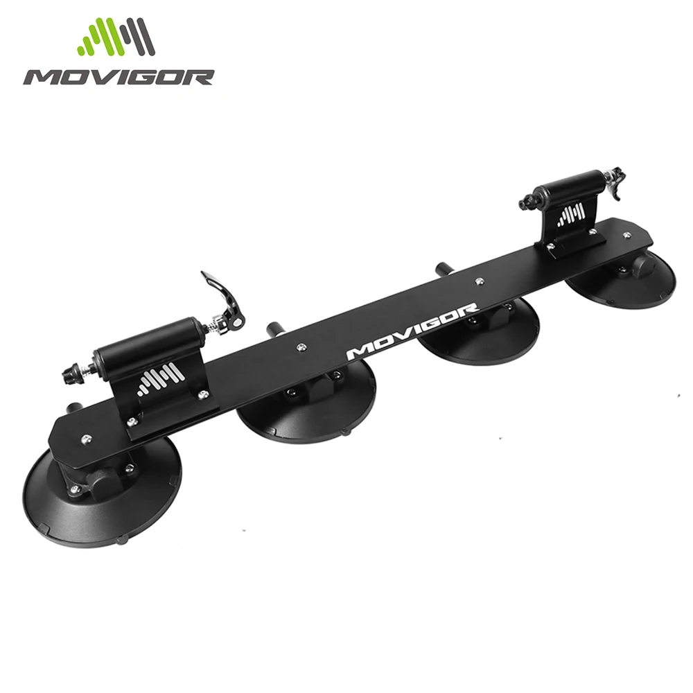 Bicycle Rack Carrier for Car Suction Cup Car-Roof Bike Rack Bicycle Carrier Alunimum/ Quick Installation/ No Damage to The Car