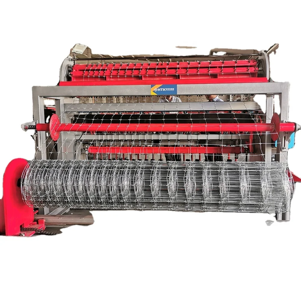 Automatic Hot Dipped Galvanized Fixed Knot Livestock Wire Mesh Fence Machine With New Technology