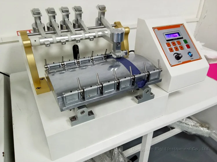 2 Stations Rotary Color Fastness Rubbing Duplexing Leather Friction Color Fastness Tester