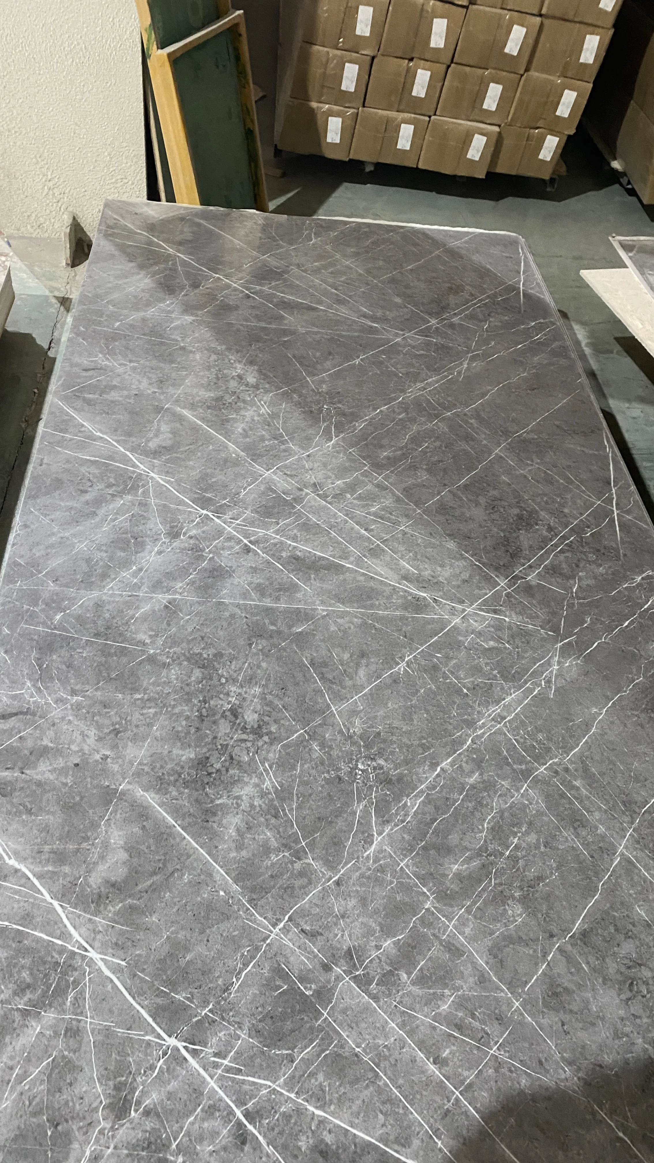 122*244 cm PVC Marble Sheet High Glossy UV Plastic Wall Panel Decorative UV Hard Panels Interior Decoration Wall Hotel Bathroom