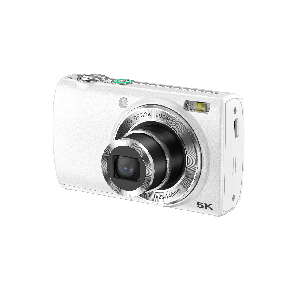 5K Dual Camera New Compact Portable 5X Optical Digital Camera Camcorder Optical Zoom Video Camera with Touchscreen