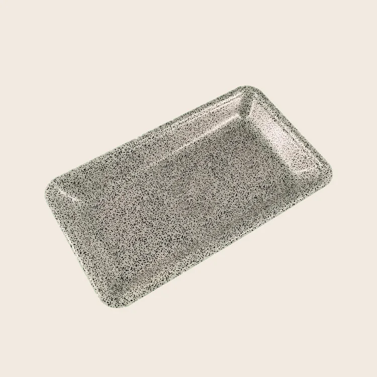 white styrofoam food trays plastic tray pearls Pp Serving Tray