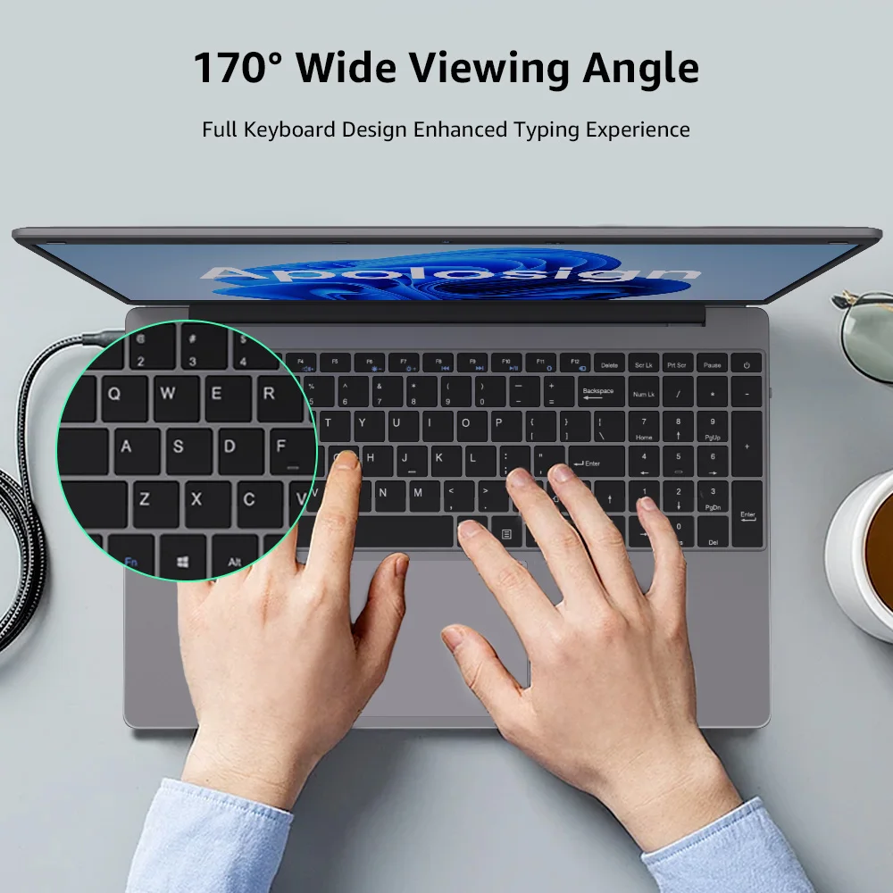 15.6 inch Win 11 Home brand new notebook N5095 2.4Ghz DDR4 12GB RAM 512GB ROM and HD screen laptop computer not refurbished lapt