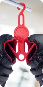 shoe holder red