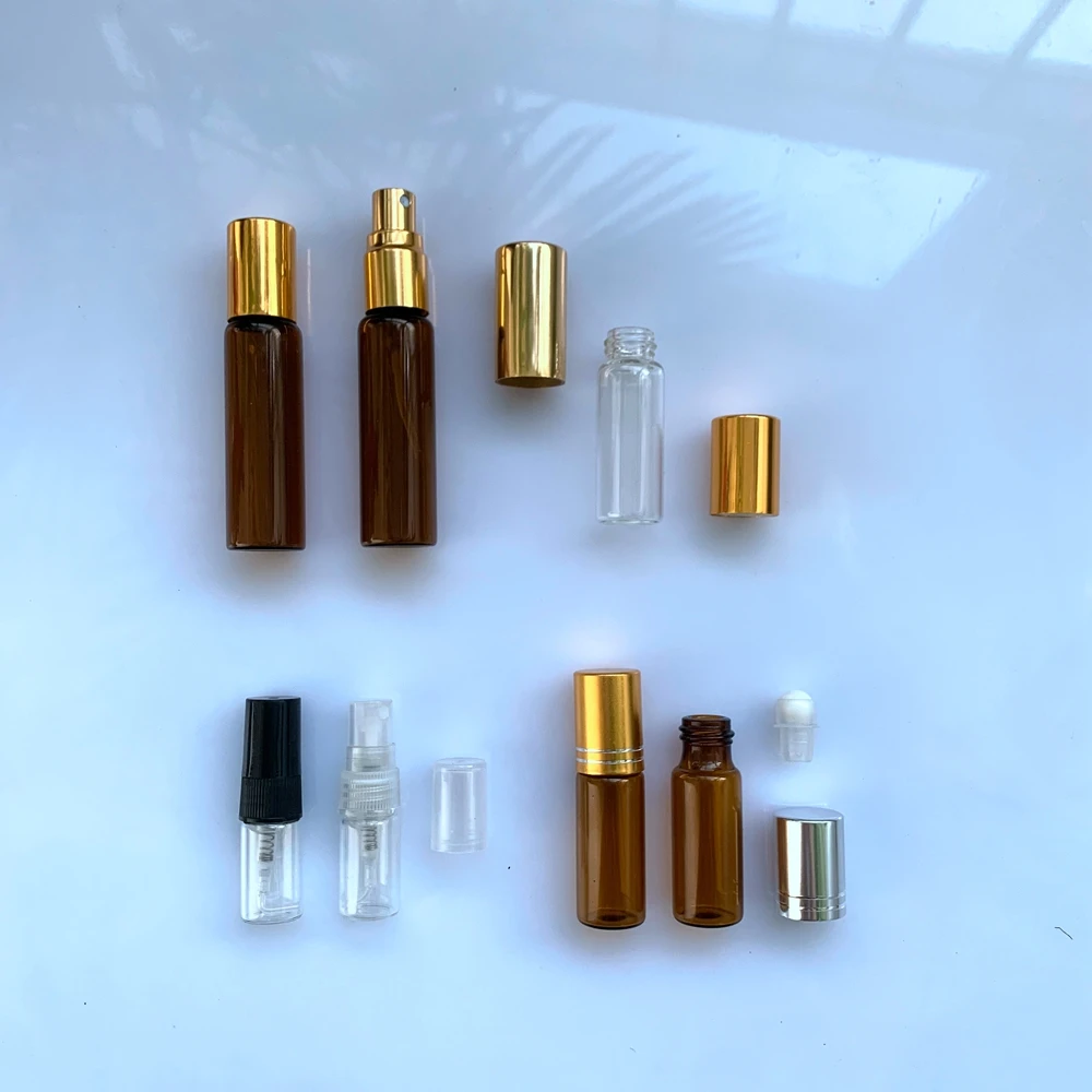 2ml 3ml 5ml 8ml 10ml mini empty clear glass pen type perfume spray bottle manufacturer with tube paper box