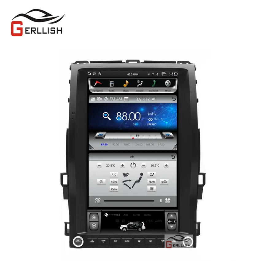 Gerllish android tesla dvd gps навигатор для Toyota Land Cruiser prado 120 Lexus GX470 с youtube carplay