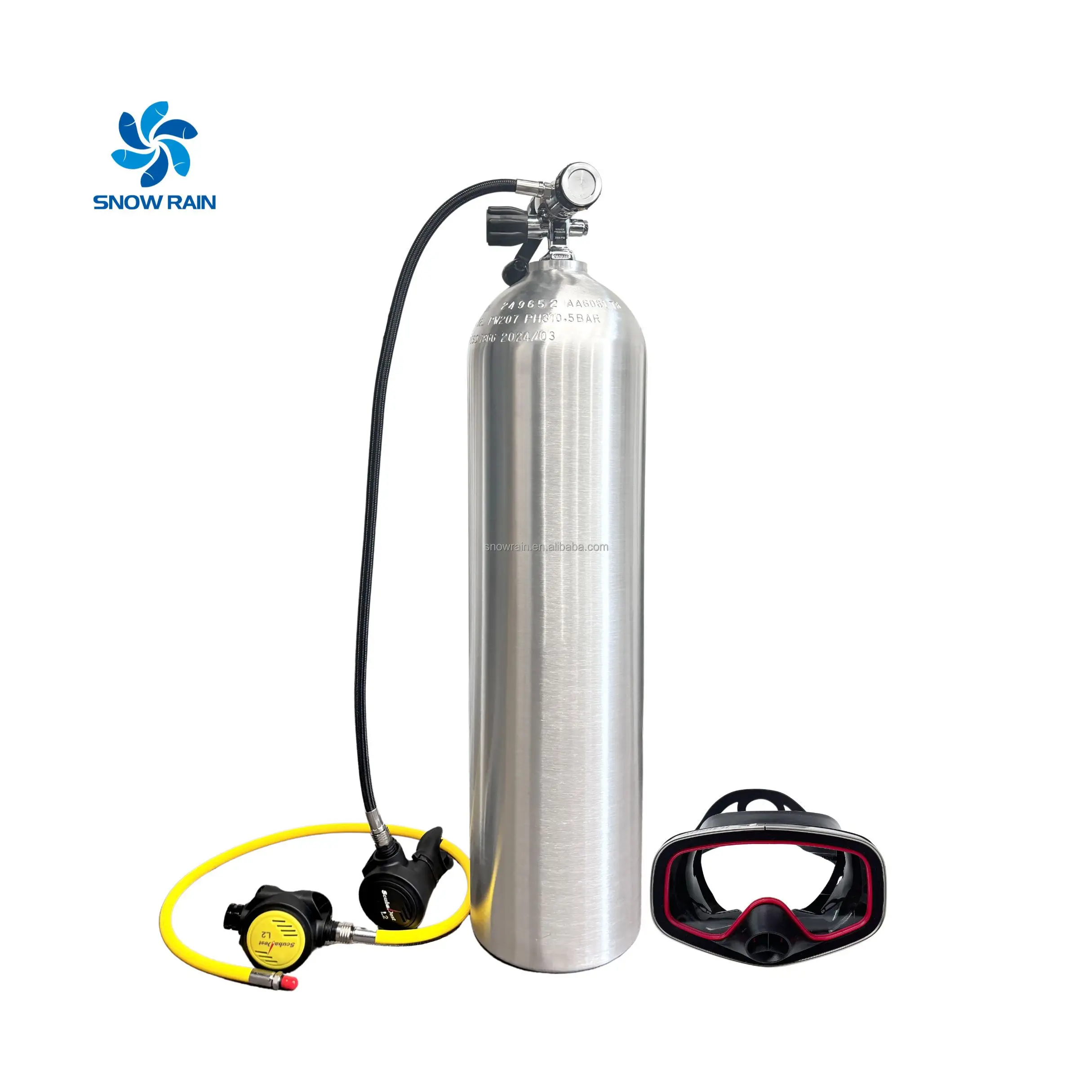 CE and DOT Aluminium Small Diving Cylinder High Scuba Cylinders for Sale Sidemount Tanks Price