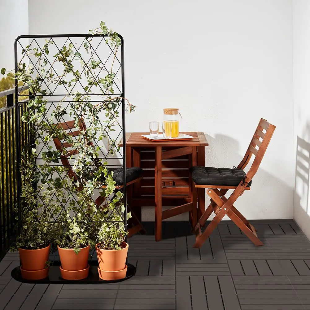 New Marble effect interlocking deck tiles flooring decoration for patio tiles