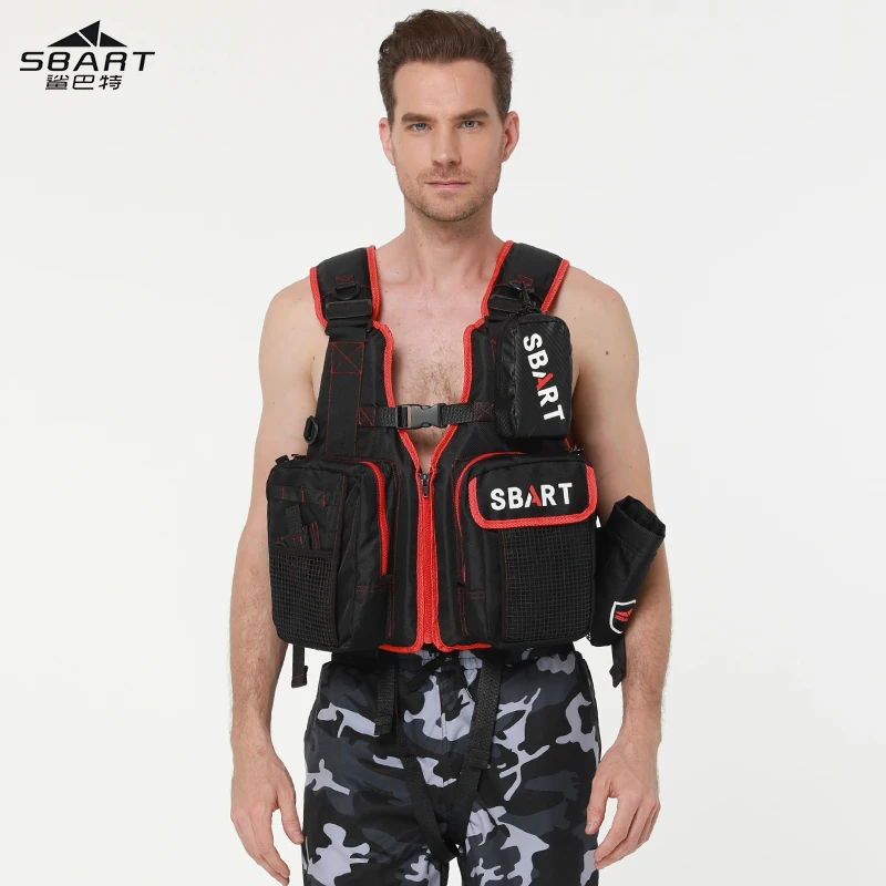 SBART Hot Sale Sea Fishing Life Jacket For Surfing Swimming Floating Device Swimming Vests Safety Water Sports Life Vest