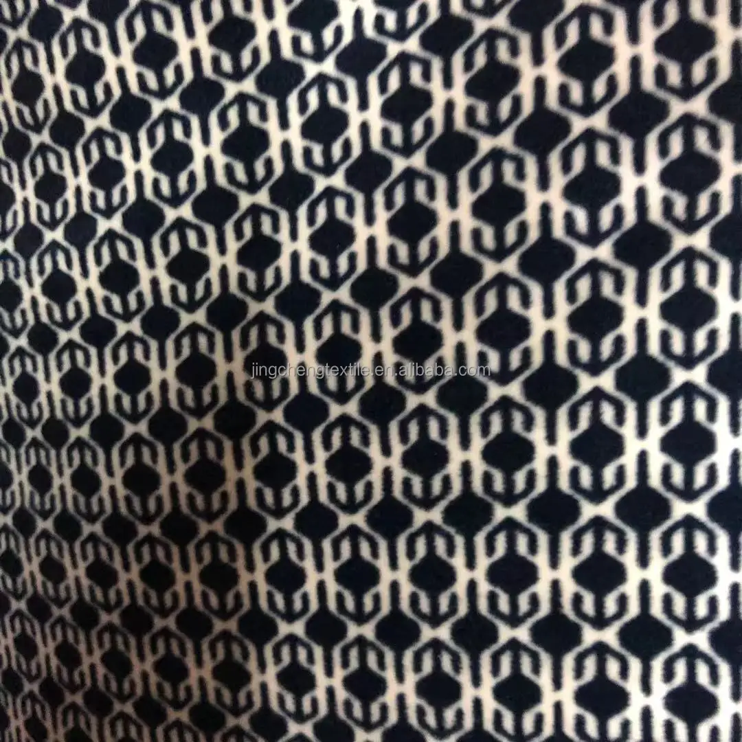 100% polyester printed fashion embroidered  sheet metal flannel fabric for blanket