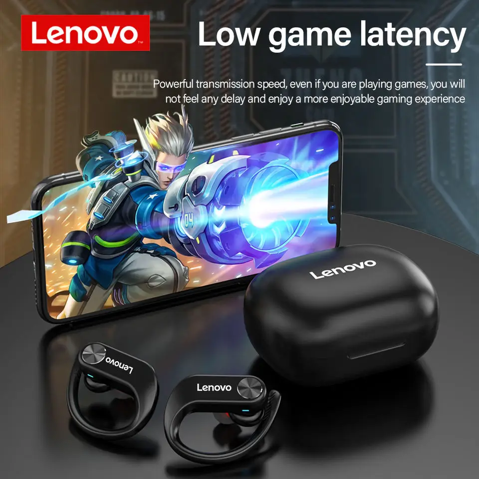 Lenovo LP7 TWS Gaming Earphones BT5.0 Earbuds 9D Stereo Waterproof Headsets With Noise Cancelling