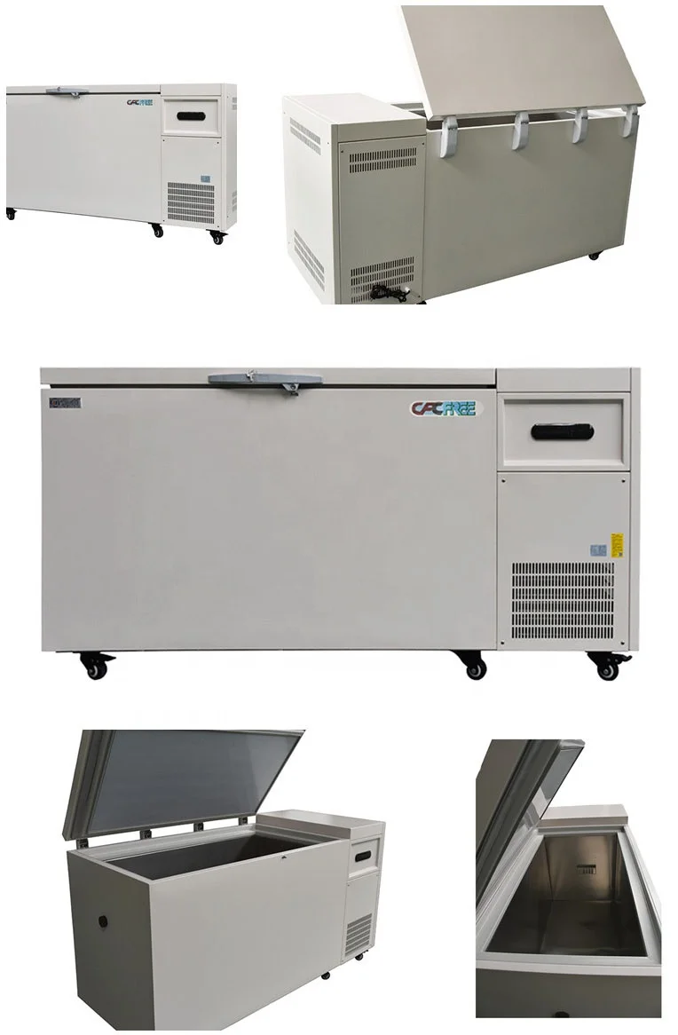 Horizontal refrigerator minus 80 degree  freezer price laboratory ultra low freezer medical