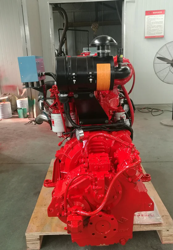High quality 4 cylinder water cooler engine SCDC 4bt marine diesel
