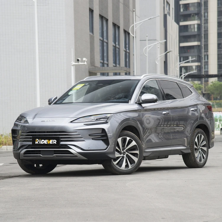 High Speed Electric Car Song Plus Upgrade Dmi 150km Long Range Life Hybrid 5 Seats SUV New Auto Car Made in China Stock EV Car