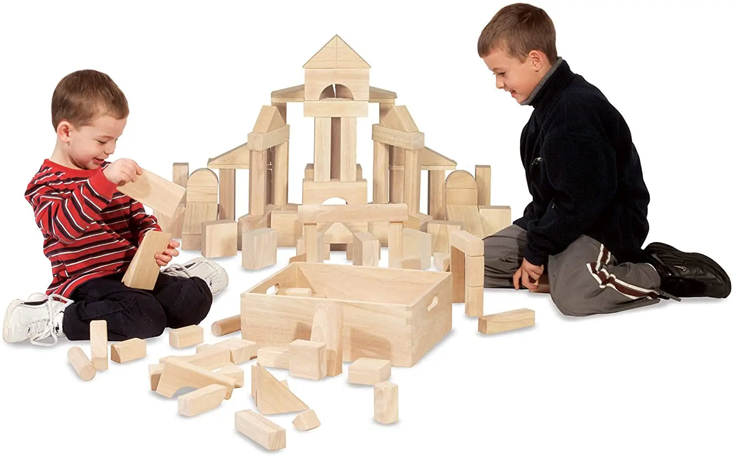 OEM - ODM Set of Wooden Building Blocks -Puzzle with wooden blocks - Natural wooden toys safe for children