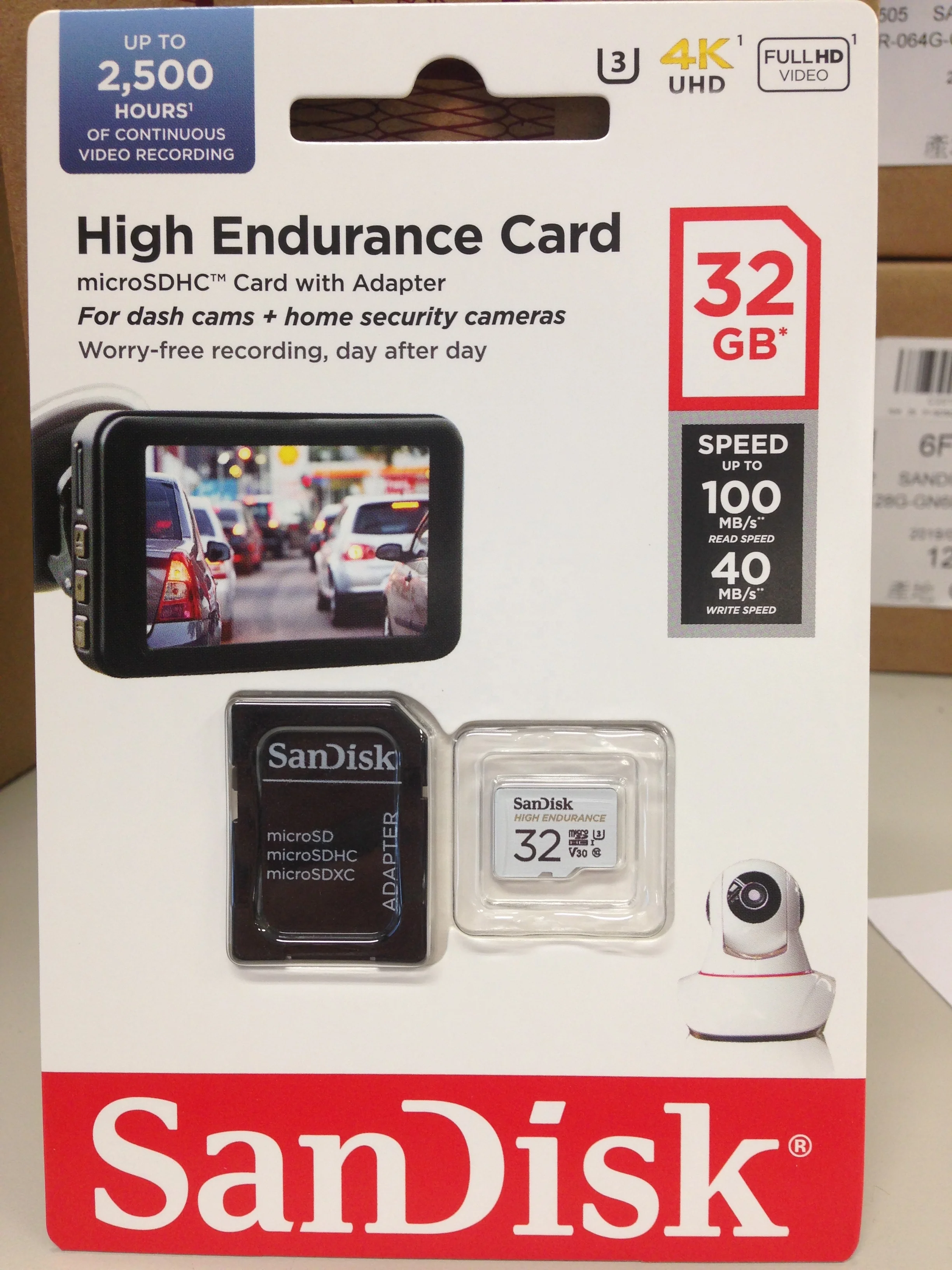 100% Original SanDisk High Endurance 100MB/s SDSQQNR 32GB memory micro SD Card