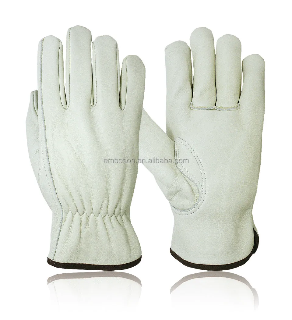 Anti Slip Cut Resistant Leather Mechanic Gloves Safety Anti-Vibration Industrial Work Gloves
