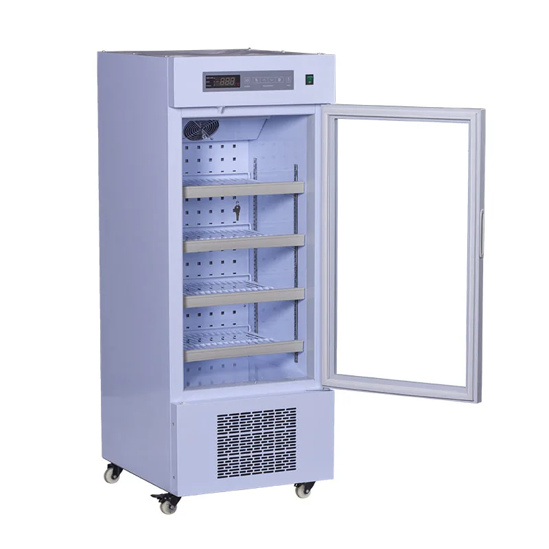 Medicine Fridge Single-Door Vertical Pharmacy Refrigerator With GSP Standard