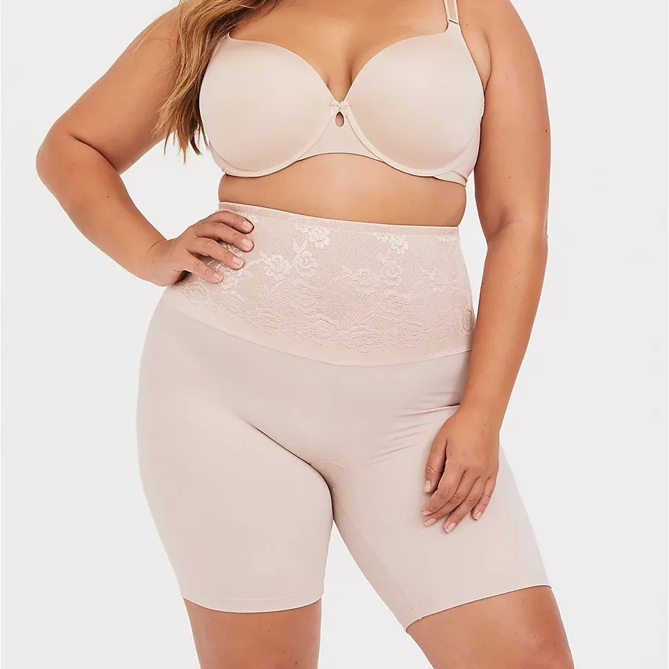 OEM ODM Женские Жаккардовые Утягивающие шорты для беременных до середины бедра