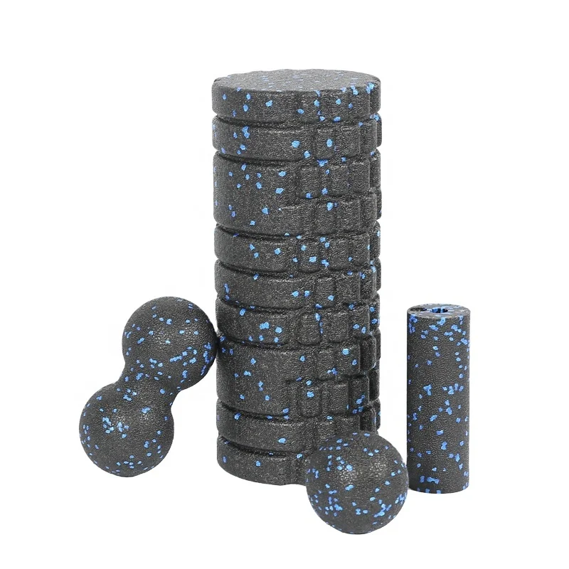 High Density Durable Eco EPP Foam Roller Set Muscle Relax Physical Therapy Faszien Roller Fascia Ball Set