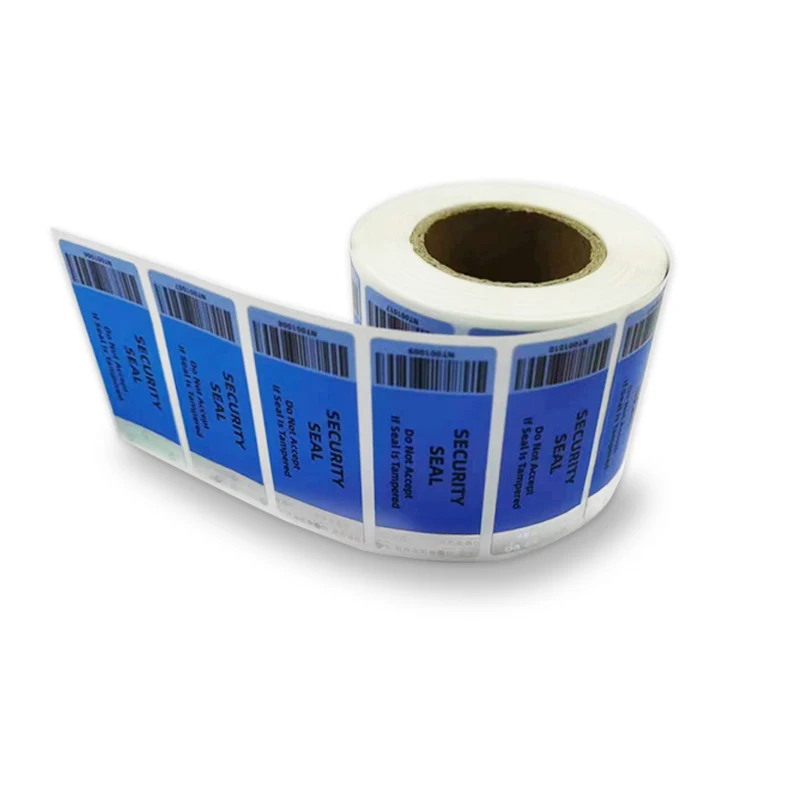 Blue Color Anti-fake VOID Security Seal Label Sticker for Packaging