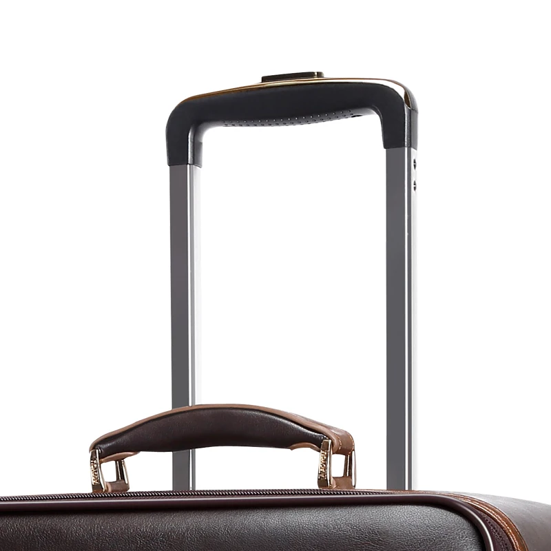  Искусственная кожа набор багажных чемоданов на колесиках Спиннер 4 Колеса Чемодан молнии футляр с кодовый замок и сумки той же расцветки