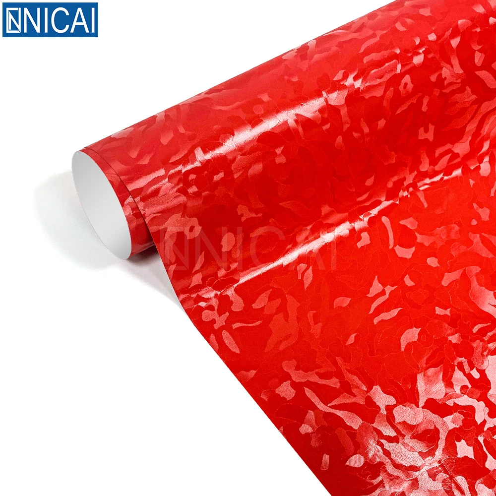 NICAI ODM 3d наклейка для теней для телефона красный цвет SH010 виниловая ПВХ индивидуальная пленка для автомобиля мобильного телефона обмотка пленка