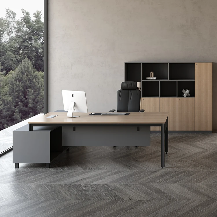 ODM/OEM Modern CEO Commercial Furniture Contemporary Office Executive Desk Home Office European Style Office Desk