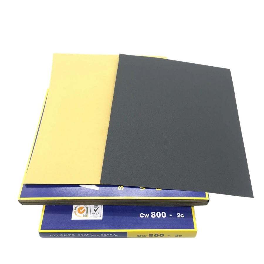Waterproof Good 230*280 quality Wet Dry Sandpaper Abrasive waterproof paper Sanding  Sheet for Wood Furniture