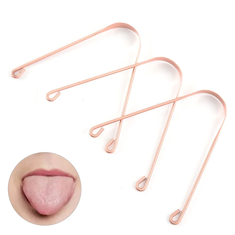 
Wholesale 100% Copper Material Tongue Scraper Cleaner 